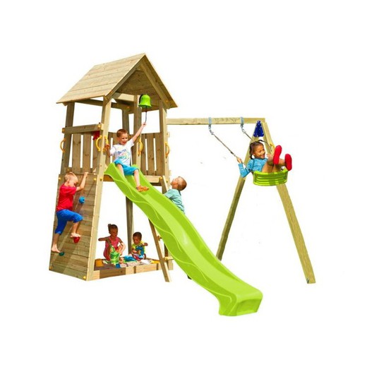 Blue Rabbit Belvedere Tower Swing with Double Swing