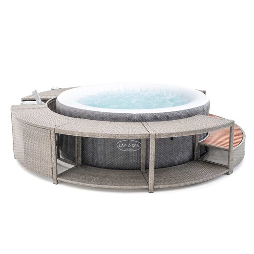 Hydromassage SPA set Lay-Z-SPA havana Airjet + Full surround coating 180 K2O