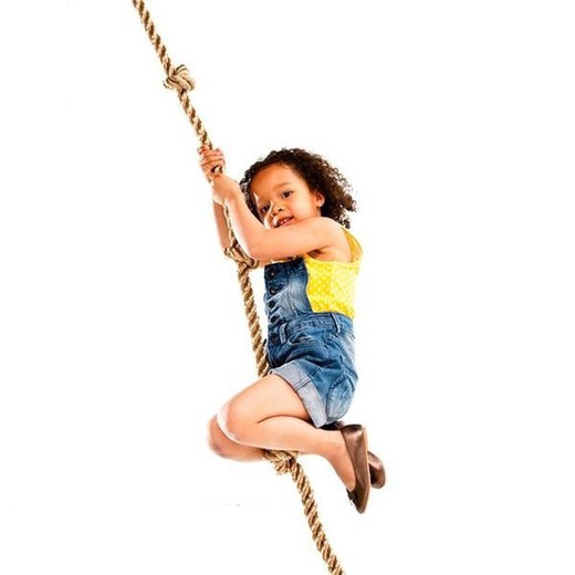Climbing rope for swing