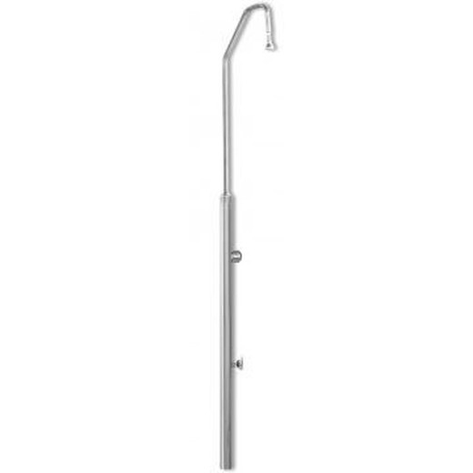 Steel shower 1 arm with anchor + tap