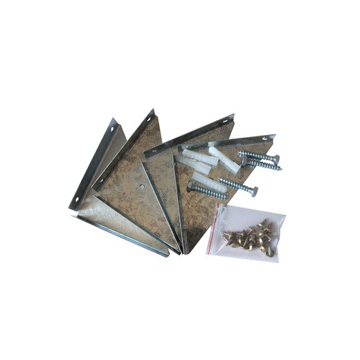 Kit Ancrage pour Abri de Jardin Gardiun 12x12x3 cm