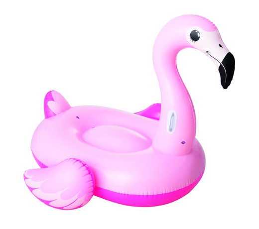 Uppblåsbar flamingo för barn 145x121cm