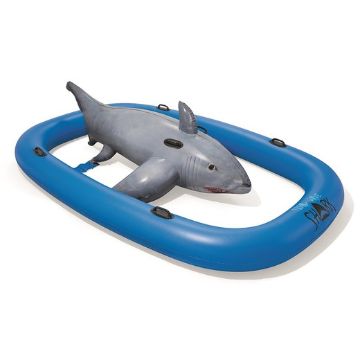 Flotador Hinchable Tiburón Bestway Tidal Wave Shark Ride 310x213 cm