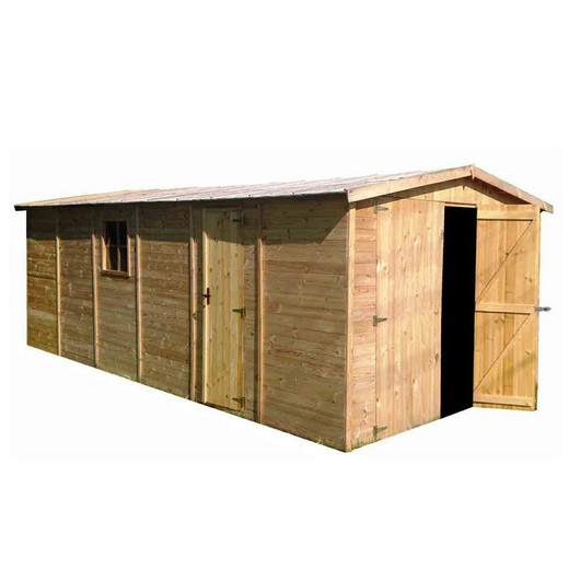 Mikhail II houten garage - 20,00 m2 Ext.