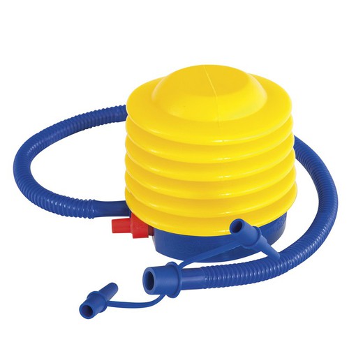 500cc foot inflator, 13cm with adapt. 3 different valves