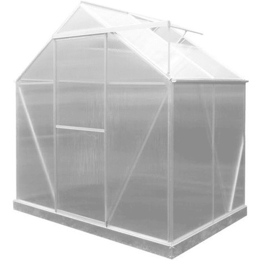 Gardiun Lunada Polycarbonate / Aluminum Greenhouse 2 Modules 2,46 m² 125x193x190 cm με βάση
