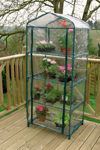 Greenhouse Nort Balcony Nortene 1,25x0,7x0,5m. Green