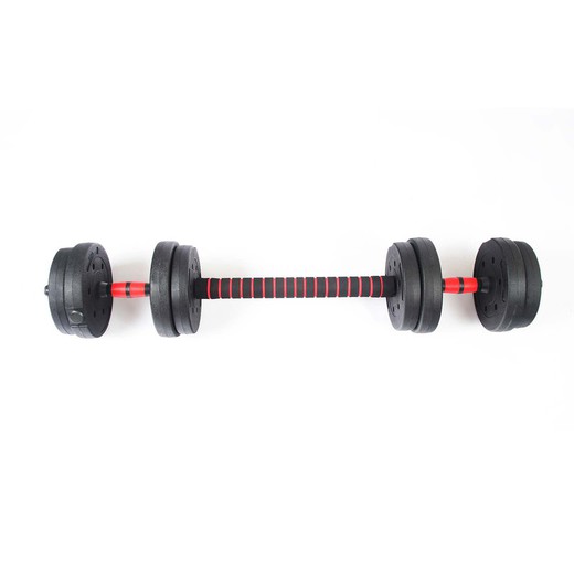 Keboo 300 Series 2-in-1 15 kg Dumbbell and Adjustable Weight Set 4 Discs 2 kg and 4 Discs 1.5 kg