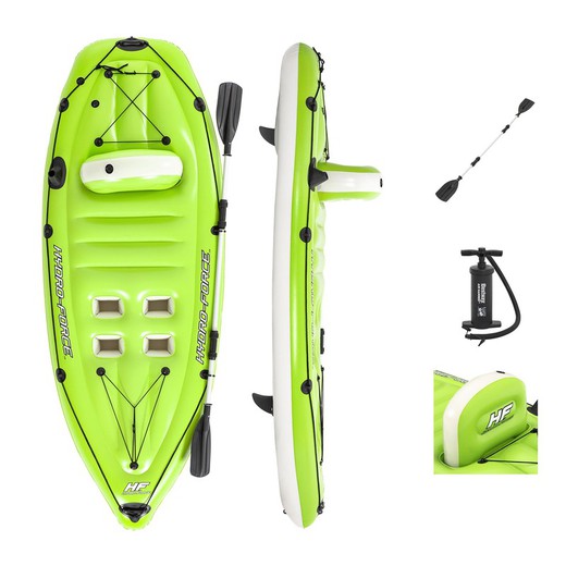 Set Kayak Bestway Hydro-Force Koracle 270x100 cm Individuale con Remo e Pompa