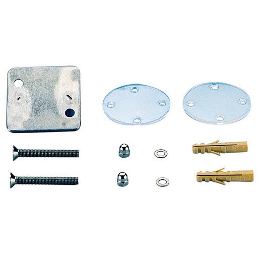 Kit per Corrimano Piscine Prefabbricate con Supporto Fisso