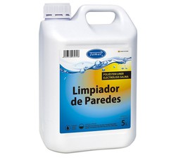 Limpador líquido para paredes de piscinas especial para poliéster 5 litros.