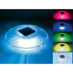 Lampe solaire flottante pour piscine Led 18cm multicolore — PoolFunStore