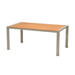 Mesa de Jardín Chillvert Nápoles Aluminio 170x96,5x75 cm Comedor para 6 Comensales