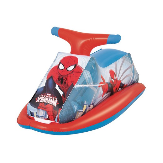 Moto hinchable para niños Bestway Spiderman 89x46 cm