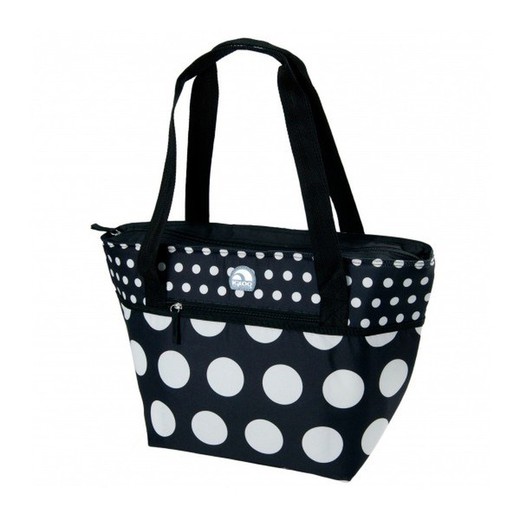 Fridge Igloo Shopper Tote Black & White 25 liters