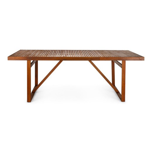 NEWBURY - Eucalyptus Wood Table 220 x 100 x 76 cm