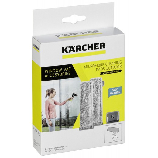 Paño microfibra exteriores para WV (2 un.) Karcher