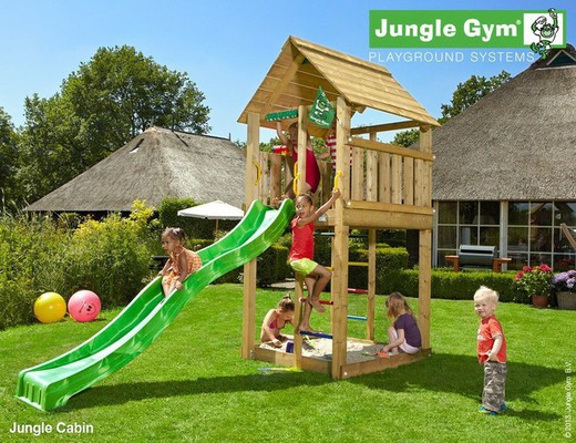 Jungle Gym Cabin-speeltuin