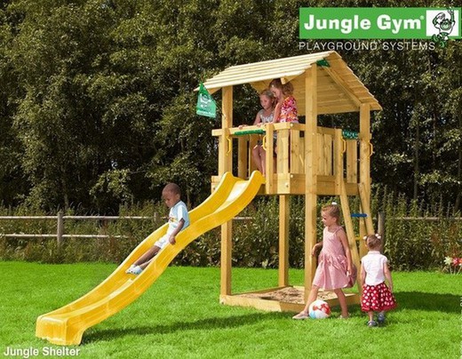 Aire de jeux avec abri Jungle Gym