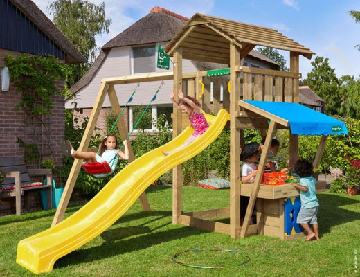 Playground Swing Cottage Mini Mercado 1-Swing