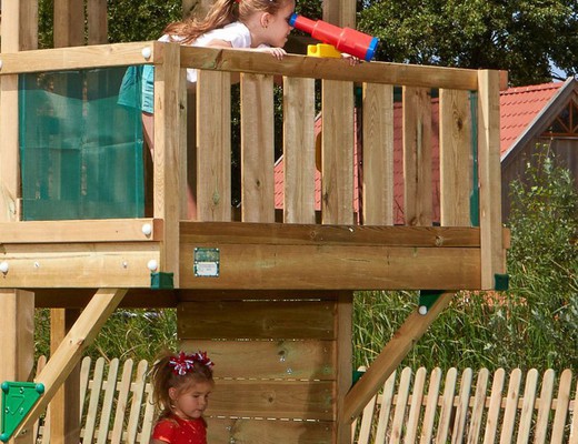 Kinderpark mit Balkon-Lodge-Balkon