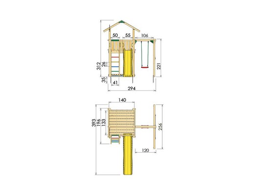 Children's Park with Swing Chalet 1-Swing