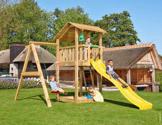 Shelter 1-Swing Playground with Swing
