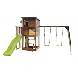 Parque Infantil Taga Escalada con columpio doble Masgames MA700365