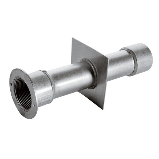 Anel de parede de aço inoxidável AISI-304 com rosca interna 1 1/2” com soquete equipotencial