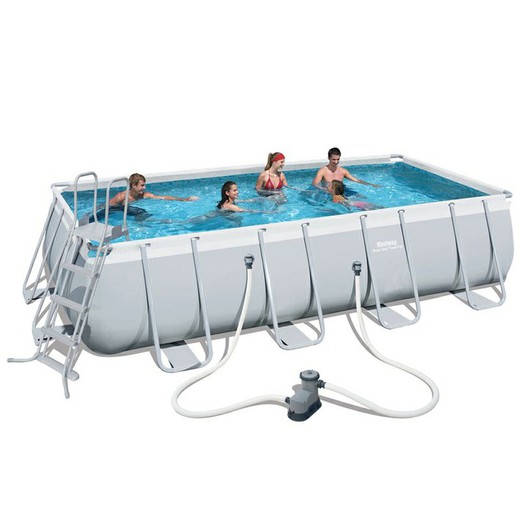 Piscine Tubulaire Rectangulaire 5,49 x 2,74 x Hauteur 1,22 m. - Bestway