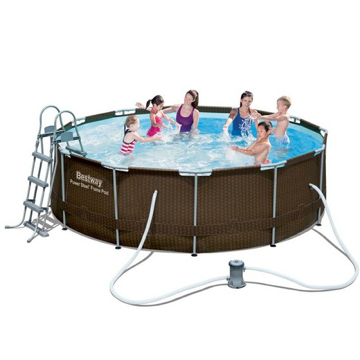 Detachable Tubular Pool Bestway Power Steel 366 x 100 cm