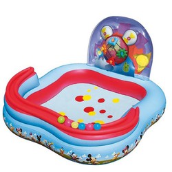 Piscina gonfiabile per bambini Bestway Mickey and the Roadster Racers 157x157x91 cm