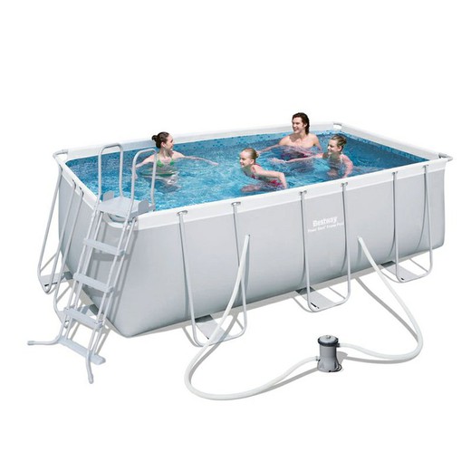 Detachable Tubular Pool Bestway Power Steel 412x201x122 cm