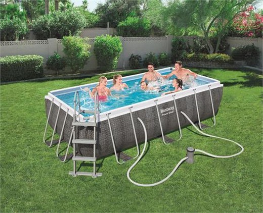 pool rattan frame