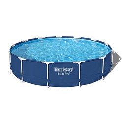 Afneembaar buisvormig zwembad Bestway Steel Pro 396x84 cm met patroonzuiveringsinstallatie 2.006 L / H