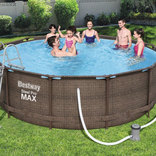 bestway 366x100 rattan