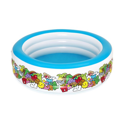Bestway Children's Inflatable Pool Colorful Animals 193x53 cm