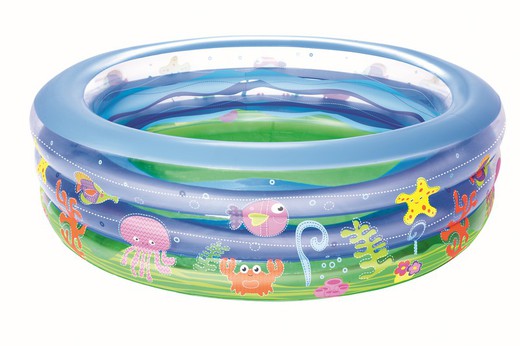 Bestway Summer Wave Crystal Children's Inflatable Pool Ø196Xx53 cm