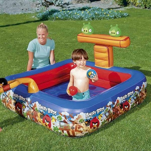 Piscina infantil Bestway Angry Birds 147x147x91 cm