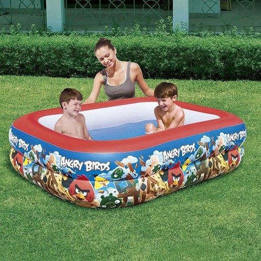 Children's pool Bestway Angry Birds 201x150x51 cm