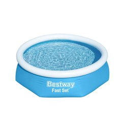Bestway Fast Set Basen dla Dzieci Ø244x61 cm Niebieski powyżej 3 lat