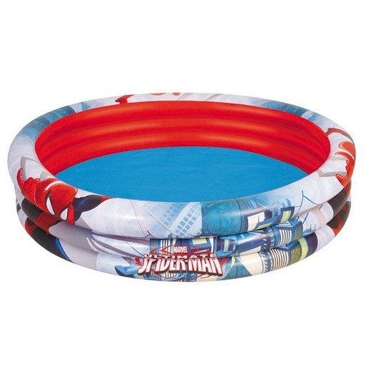 Licenza Spiderman per piscina gonfiabile per bambini, 152X30cm, età  + 3 anni Bestway