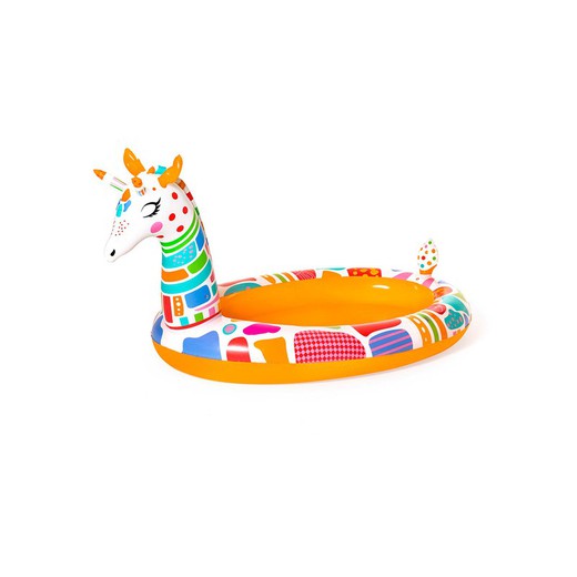 Piscine de jeu gonflable girafe avec jet d'eau 266x157x127 cm Bestway
