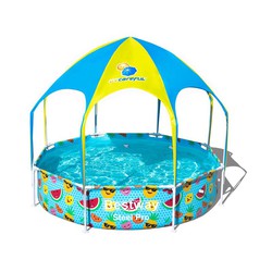 Steel Pro zwembad met spatdak 244x51 cm. Zonder zuiveringsinstallatie Bestway 56432
