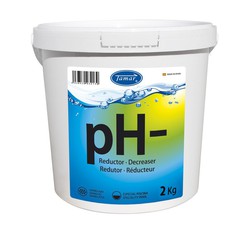 Solid pH-reducer.