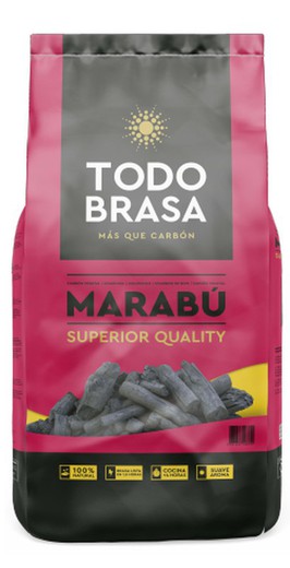 Saco de Carbón Marabú 10 kg. Superior Quality