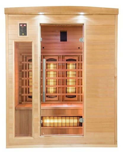 Sauna infravermelha Apollon 3 lugares