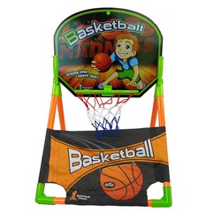 Conjunto de cesta de basquete para brinquedos ao ar livre com bola