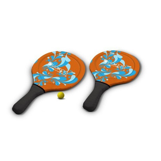 Set of two blades and two neoprene balls