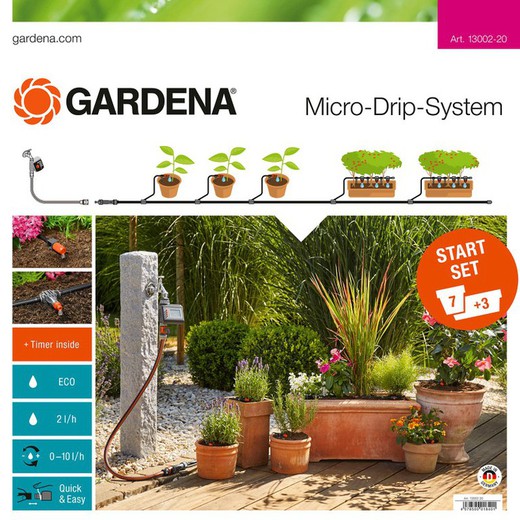 Starter set for automatic Gardena M planters